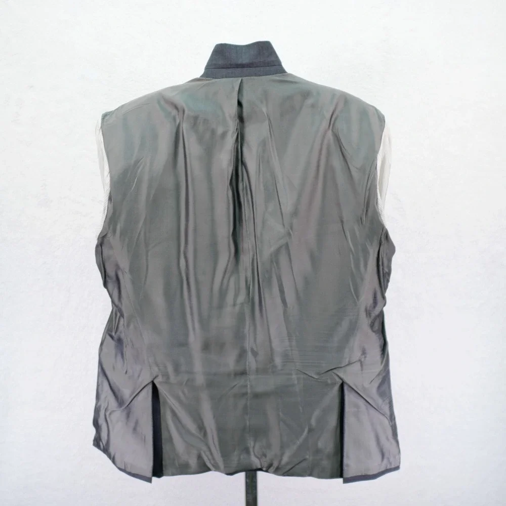 Calvin Klein Gray Twill Wool 48R Blazer 2‎ Button